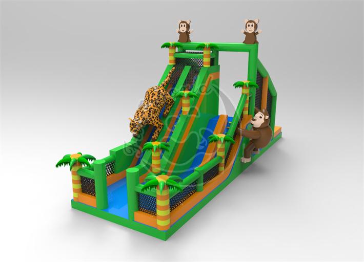 Jungle Inflatable Slide FWND03