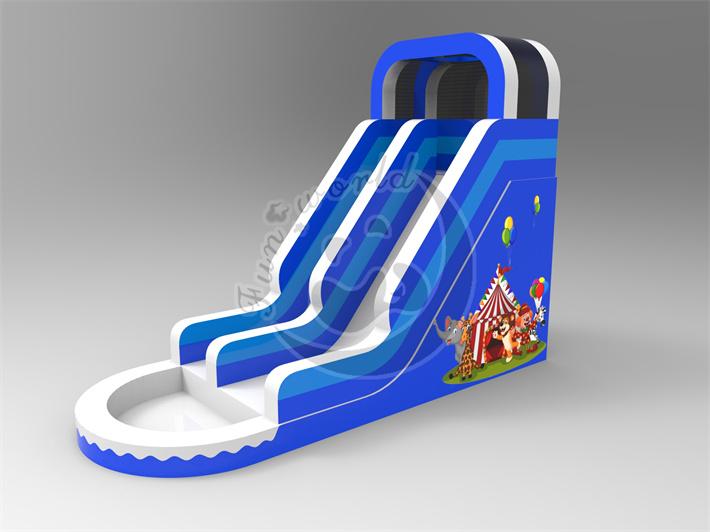 Blue Circus Inflatable Water Slide FWND12