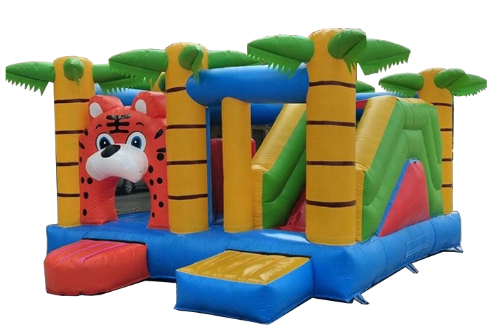Jungle Themed Tiger Jumper with Obstacles FWZ205