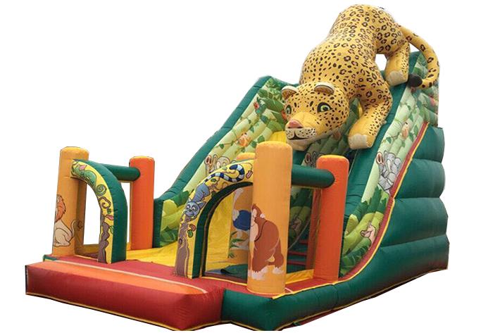 Animal Slide Leopard Inflatable Ground Slide FWD187