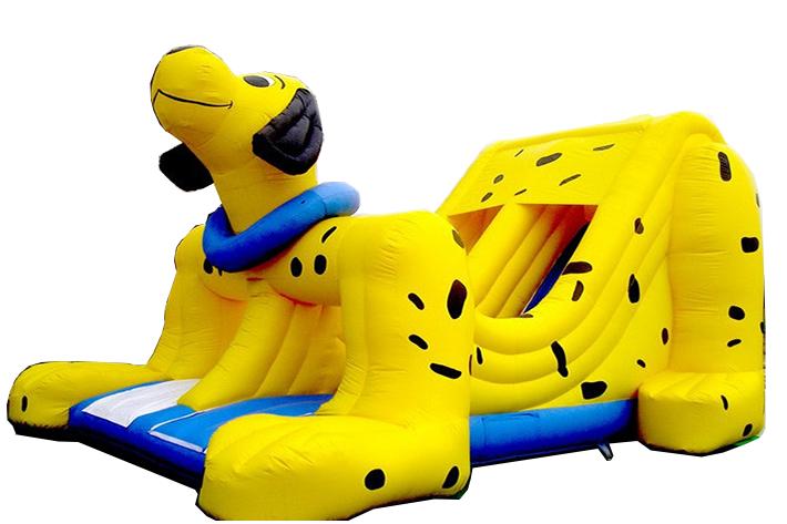 Yellow Spotty Dog PVC Slide FWD188