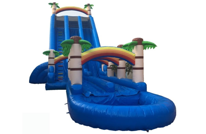 33FT Giant Palm Tree Inflatable Water Slide FWS192