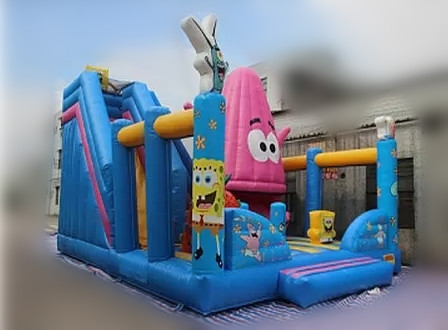 Spongebob And Patrick Star Inflatable Funland FWF121