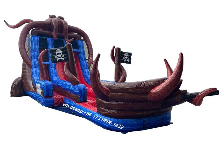 Inflatable Octopus Water Slide FWS196