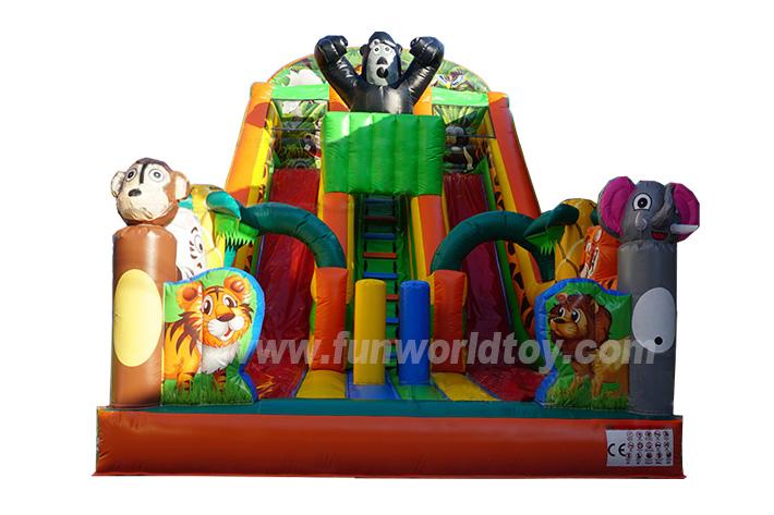 Inflatable dry Slide FWD199