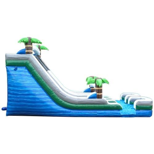 18ft Tropical Marble Double Way Water Slide FWS213