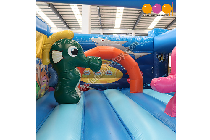 Ocean Inflatable Bouncy Castle FWF141