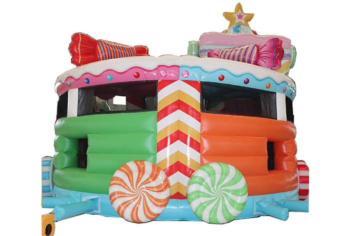 Candy ultimate combo inflatable bounce house FWC228