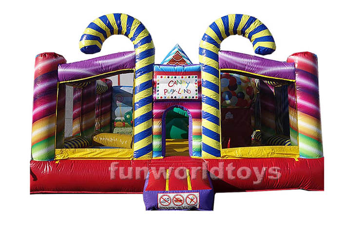 Candy playland bounce house FWF144