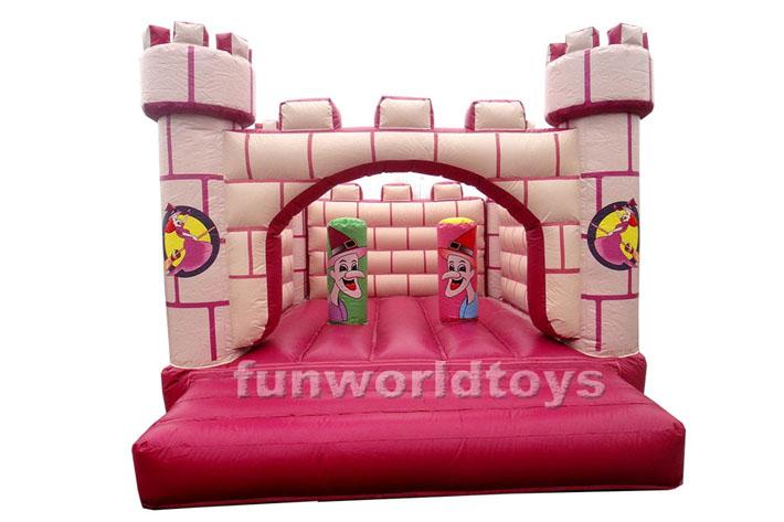 Pink castle bounce house FWC236