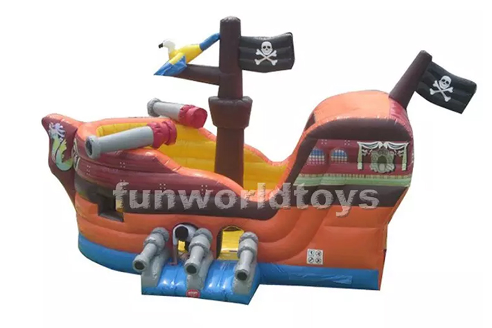 Inflatable Pirate Ship Slide Bounce Combo FWS389