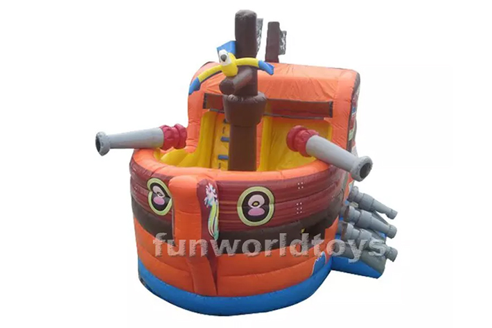 Inflatable Pirate Ship Slide Bounce Combo FWS389