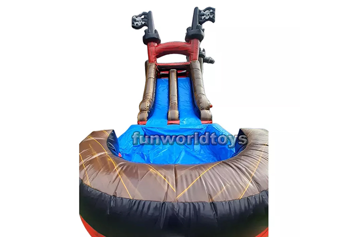 Fun World inflatable ice cream water slides FWS387