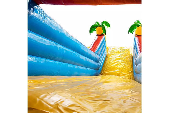 Inflatable Outdoor pirate dry Slide FWS386