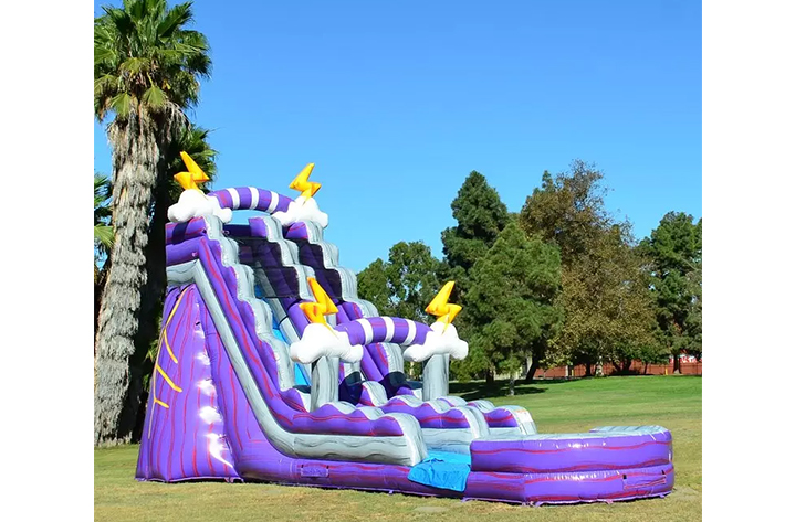 Inflatable water slide with pool for sale FWS376