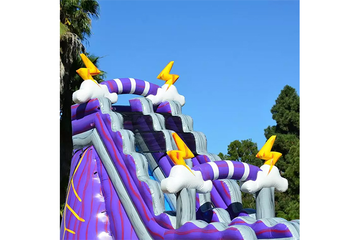 Inflatable water slide with pool for sale FWS376