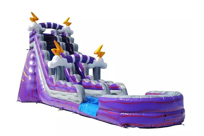 Inflatable water slide with pool for sale FWS376