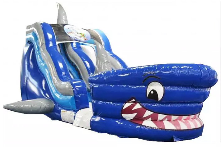 Shark inflatable water slides FWS357