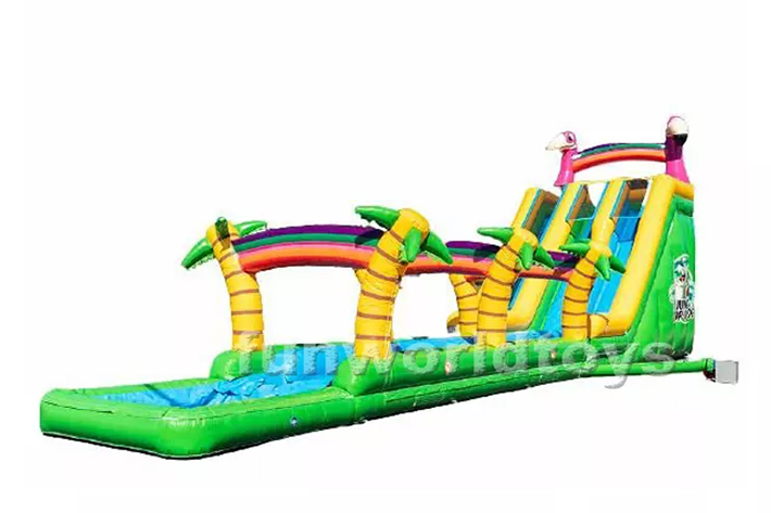 Jungle Water Inflatable Slide FWS355