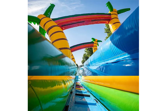 Jungle Water Inflatable Slide FWS355