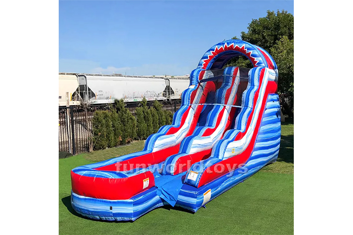 Stripe Inflatable water slides FWS336