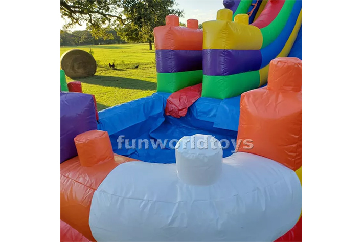 Building block Inflatable water slides FWS333