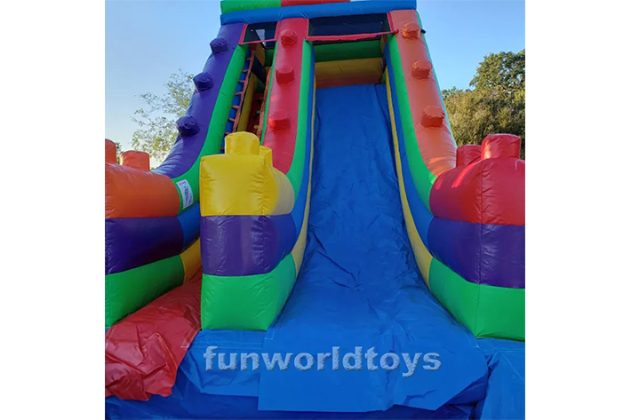 Building block Inflatable water slides FWS333