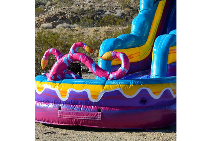 Giant inflatable jungle water slides FWS331