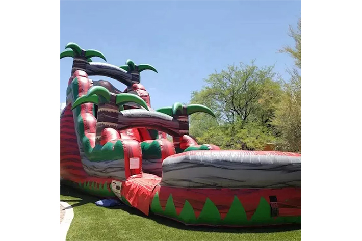 Hot Sale kids inflatable water slides FWS338