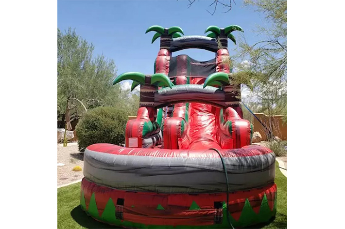 Hot Sale kids inflatable water slides FWS338