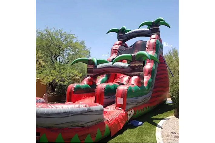 Hot Sale kids inflatable water slides FWS338