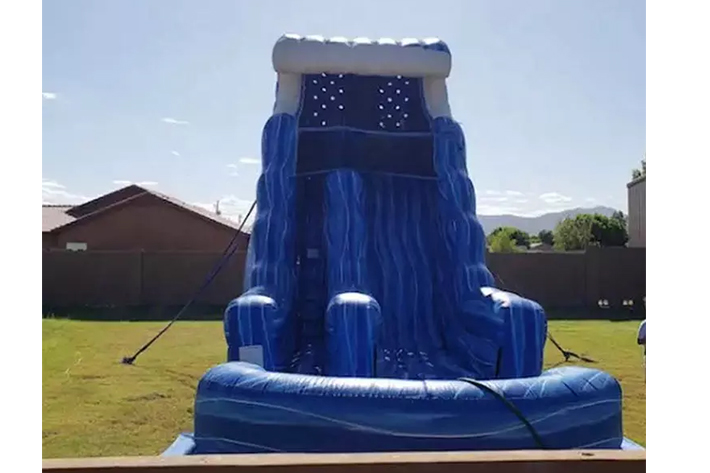 2022 inflatable water slide with pool FWS323