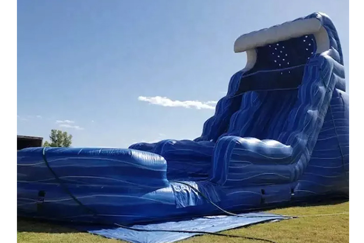 2022 inflatable water slide with pool FWS323