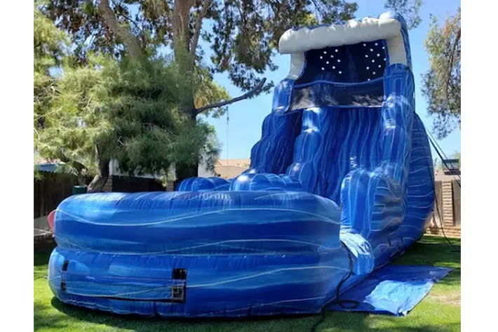 2022 inflatable water slide with pool FWS323