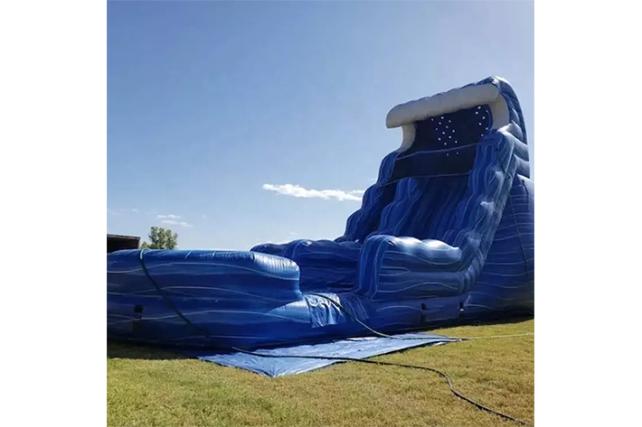 2022 inflatable water slide with pool FWS321