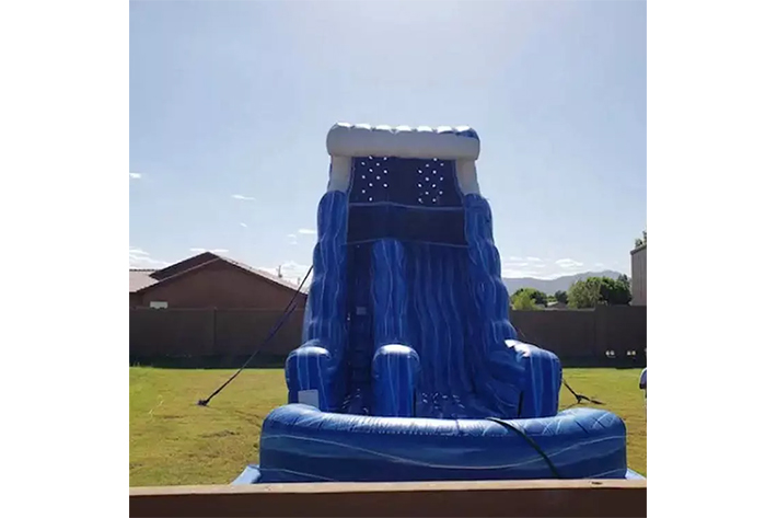 2022 inflatable water slide with pool FWS321