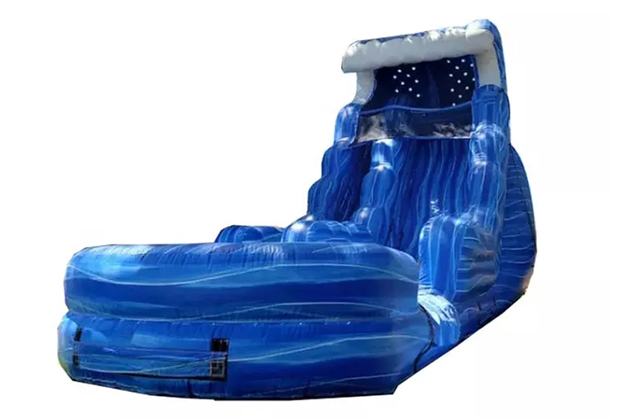 2022 inflatable water slide with pool FWS321