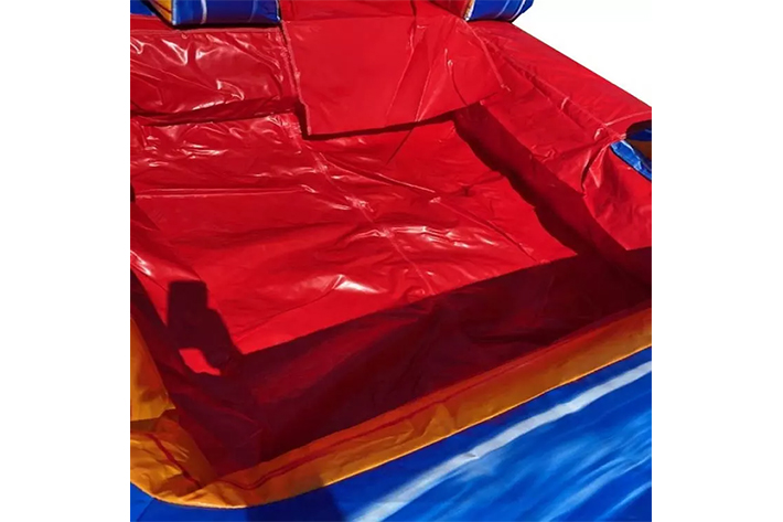 Small inflatable slide with pool FWS319