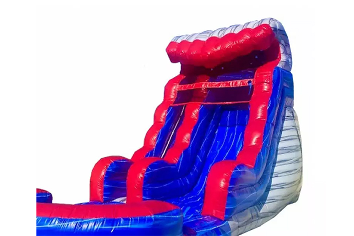 Backyard inflatable water slides15ft tall FWS318