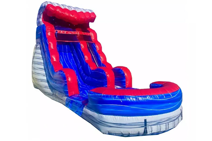 Backyard inflatable water slides15ft tall FWS318