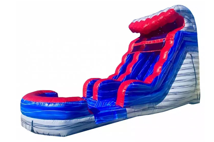 Backyard inflatable water slides15ft tall FWS318