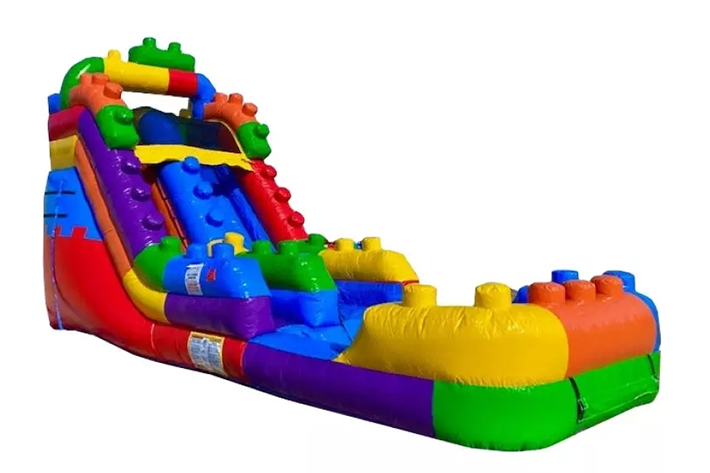 Attractive inflatable kids water slide FWS317