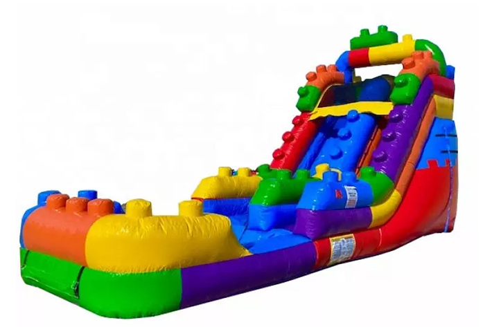 Attractive inflatable kids water slide FWS317