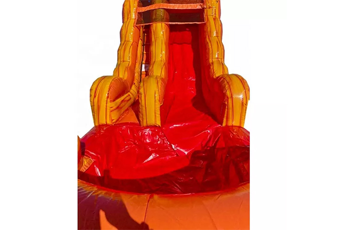 15ft tall Inflatable Orange Crush Water Slide FWS315