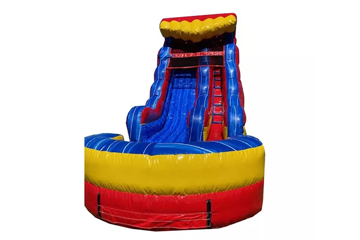 High quality kids inflatable water slide FWS312