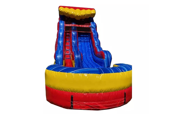 High quality kids inflatable water slide FWS312