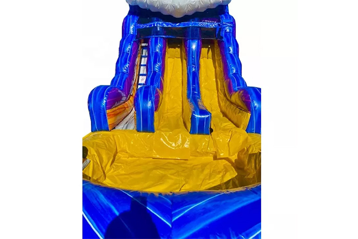 Great double lane inflatable water slide FWS308