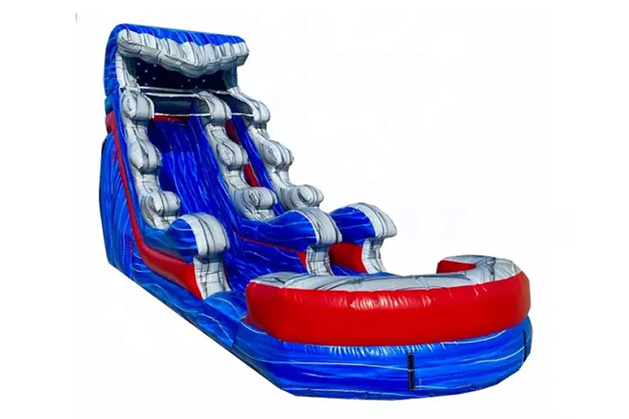 Great inflatable wave water slide FWS305