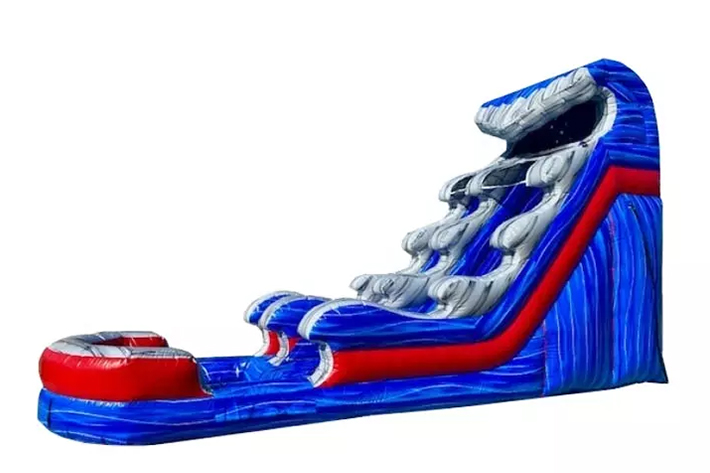 Great inflatable wave water slide FWS305