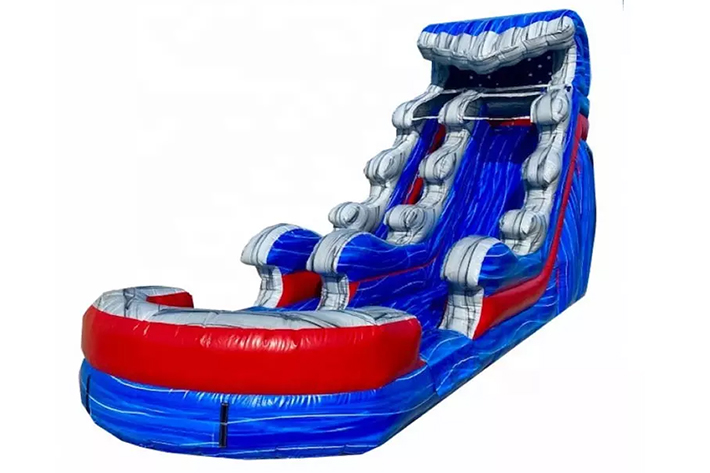 Great inflatable wave water slide FWS305